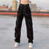 Patchwork  Pocket Baggy Jeans